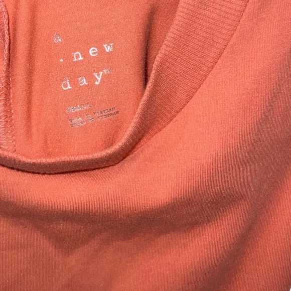 A New Day Sleeveless Tank Dress Orange Size Small - Picture 3 of 4